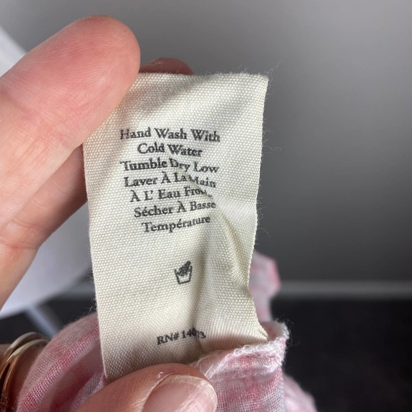 LoveShackFancy Catalina Pink Gingham Checkered Dress Size 2 - Picture 11 of 11